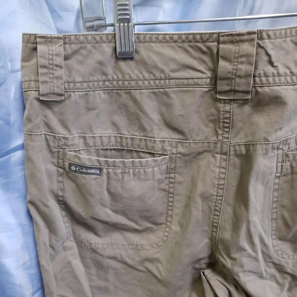 Columbia Size 10 Womens Brown Khaki Pants Outdoor Hiking Active - Picture 5 of 5